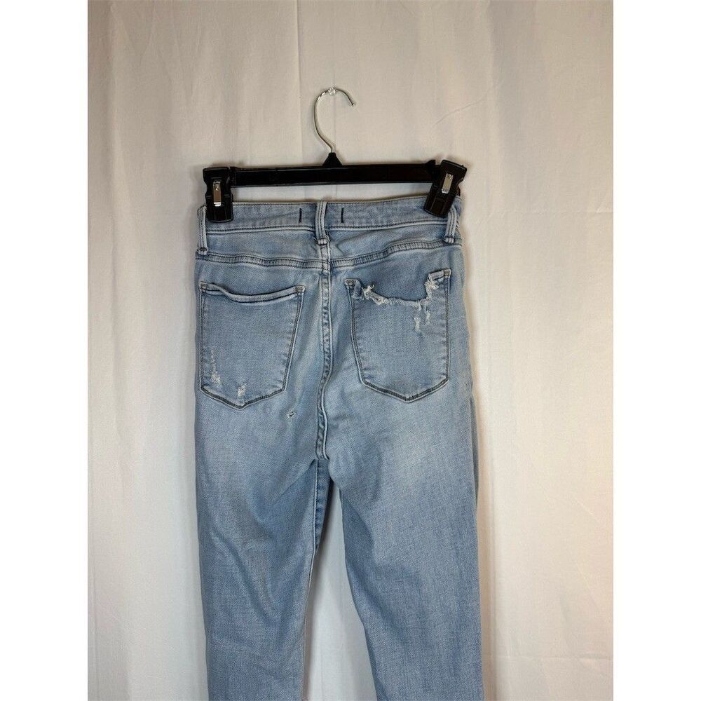 Abercrombie & Fitch Jeans Womens Size 26 Blue Light Wash High Rise Skinny - Picture 10 of 15